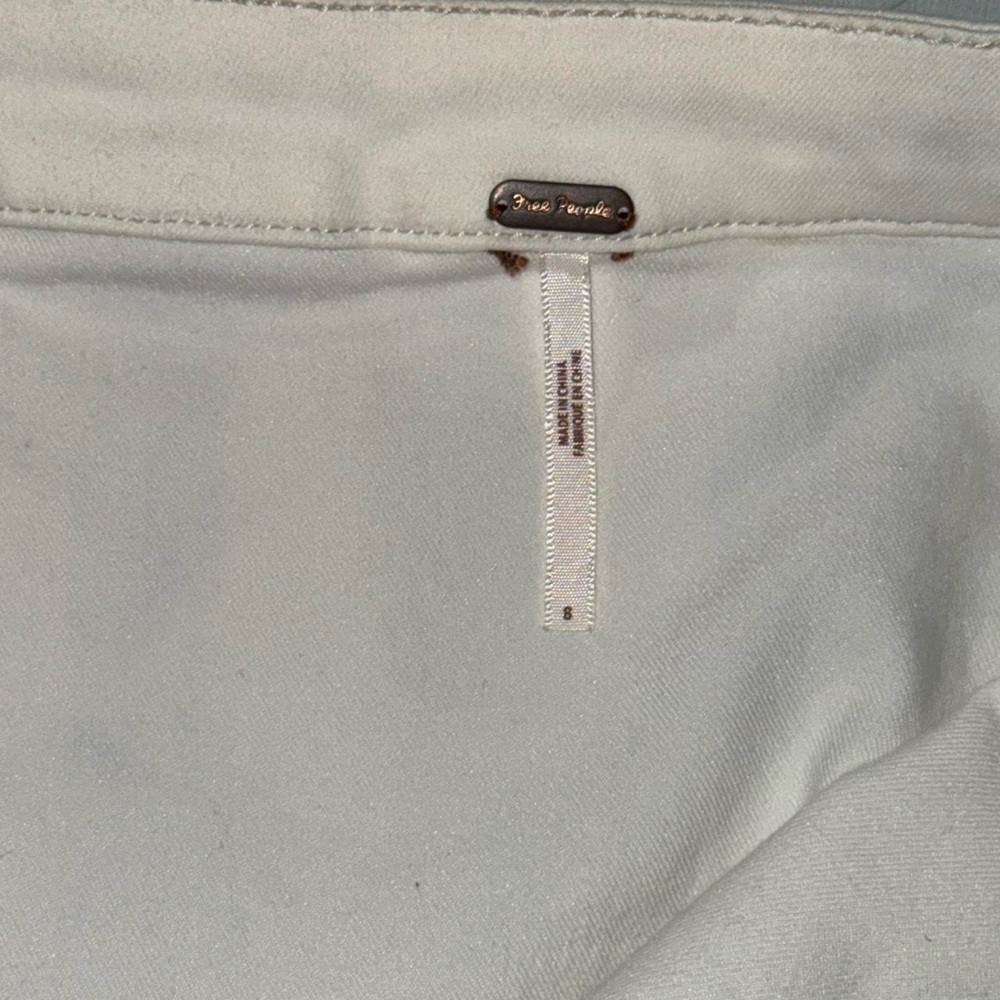 Free People White Mini Skirt - Picture 4 of 6